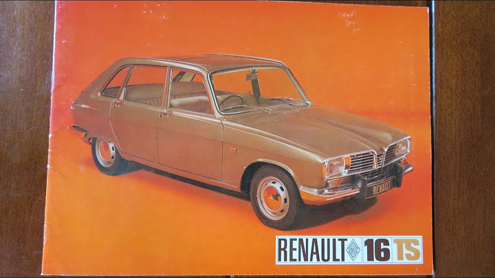 The Renault 16 story - the first of its kind