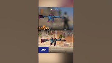 M4A1-S Decimator CS:GO vs CS 2 #shorts  #cs2 #csgo