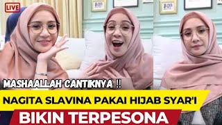 Mashaallah Nagita Slavina Putuskan Berhijab, saat datangi Acara Laudya Chintya Bella bikin Terpesona