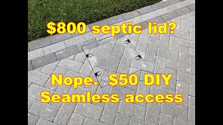 DIY - $50 seamless septic cover build (how to)
