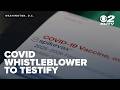 CIA whistleblower to testify on alleged COVID origins cover-up