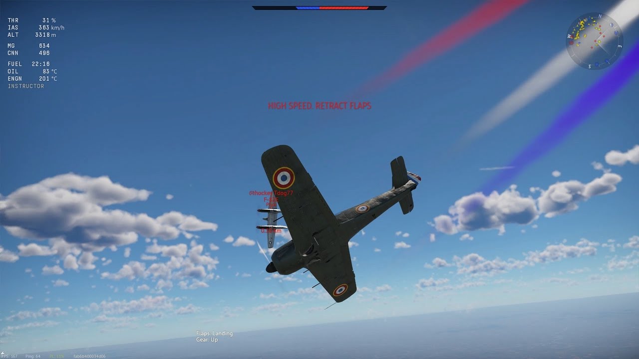 NC900 vs 2 F-82E dogfight