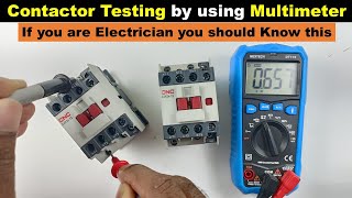 Learn to Check All Faulty Contactor by using Multimeter | contactor repairing @TheElectricalGuy screenshot 5