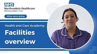 What can students expect at the Northumbria Health and Care Academy?