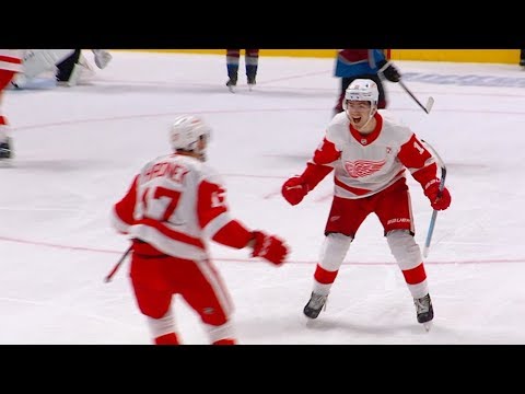 Filip Zadina wires home one-timer for first NHL goal