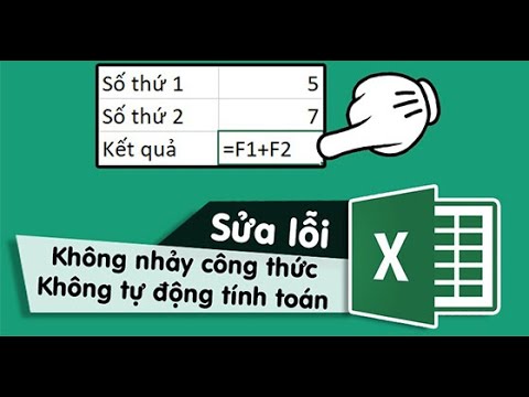 #1 Khắc phục lỗi công thức không tự chạy trong Excel || Hai Lúa Computer Mới Nhất