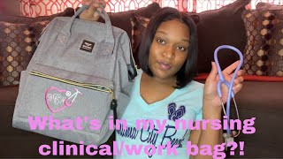 WHAT’S IN MY NURSING CLINICAL/WORK BAG｜LPN/LVN/RN｜Himawari Travel Backpack