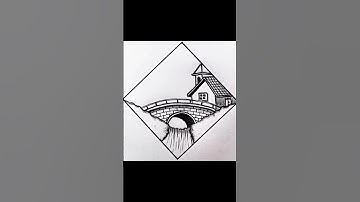 “Wonderful Pencil Scenery Drawing ✏️📝 | Easy & Beautiful Drawing Tutorial #shorts”