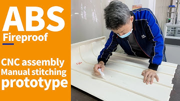 CNC processing fireproof ABS material hand stitching real shot rapid prototyping manufacturer