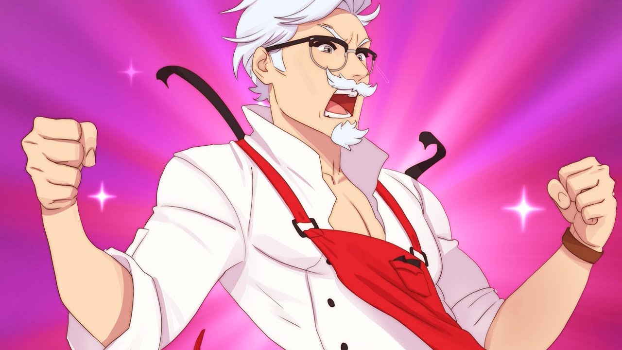 Mitsu ALL SLOTS CLOSED81831 break from comm on Twitter Saw the  announcement for the dating sim with Colonel Sanders and  kfc   I Love You Colonel Sanders A Finger Lickin Good