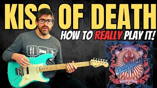 How to REALLY play the Kiss of Death Riff - MasterThatRiff! #144