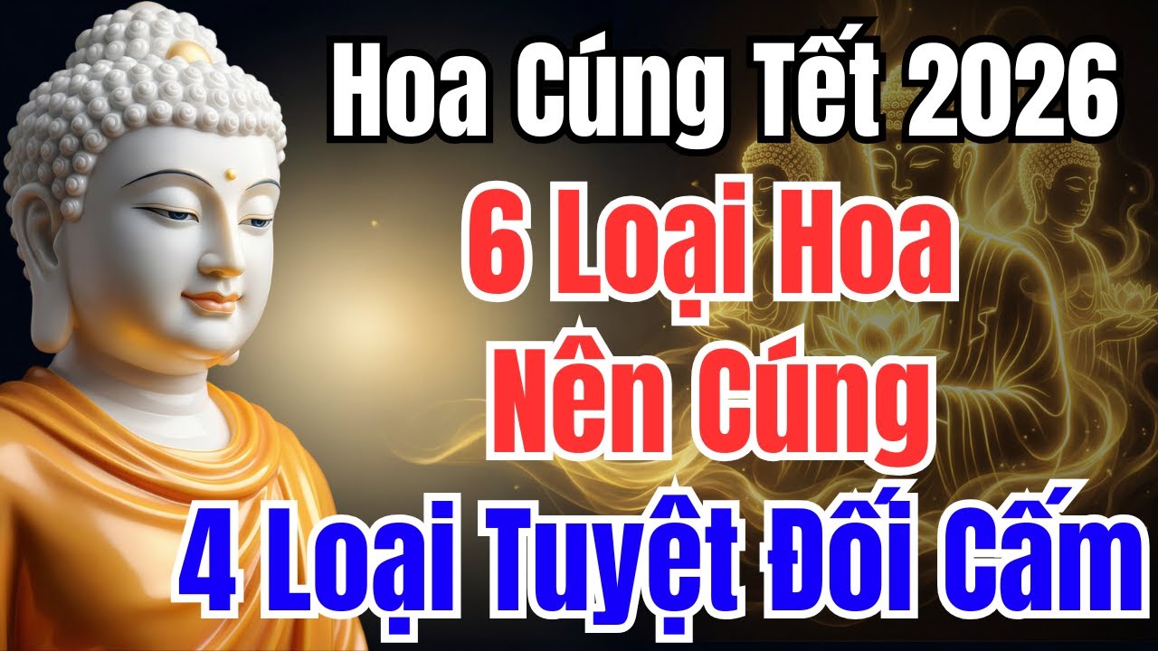 6 Loài Hoa Nên Cắm, 4 Loài Hoa Cần Tránh Trên Bàn Thờ Năm 2026 – Đón Tài, Né Họa