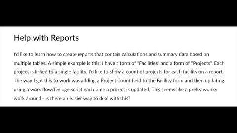 Grouping in Zoho Creator 5 Reports