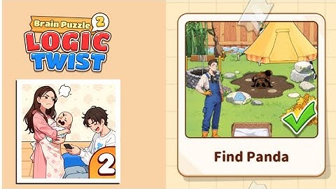 Brain Puzzle 2: Logic Twist Level 52 | find panda Gameplay