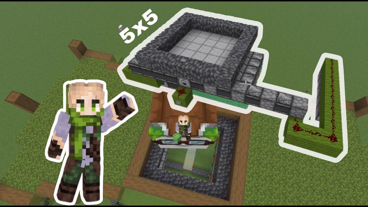 5x5 Redstone Door for my Ghast Sanctuary