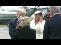 LEAVING IN STYLE: President Trump and Melania Trump Leave England