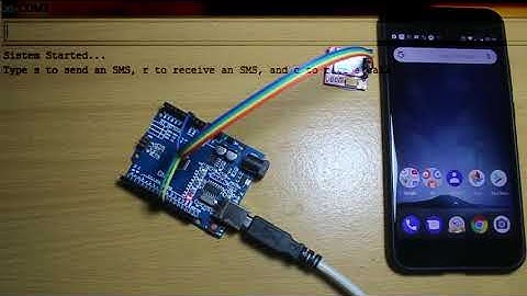 SIM800L with arduino Tutorial. How to send, receive SMS and make a call.