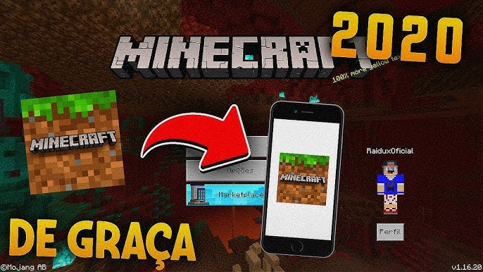 COMO BAIXAR MINECRAFT Para Celular Sem pagar [2017/2018]