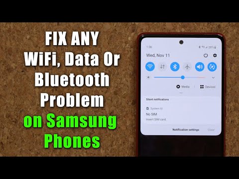 How To Fix Any WIFI, Data, or Bluetooth Connection Problems on Samsung Galaxy Phones in 1 Min