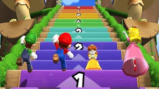 Мульт Mario Party 9 Step it Up Mario Vs Luigi Vs Yoshi Vs Daisy Master Difficulty