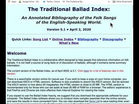 folk music research paper