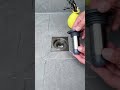 This Small Tool Solves Big Problem 😳#FloorDrain #DrainSmellFix #BathroomHacks