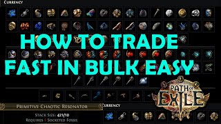 PoE Currency Tips How To Buy And Sell In Bulk