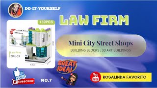 BUILDING BLOCKS | LAW FIRM | LEMON BLOCKS | CREATIVE PAST TIME / MINI CITY STREETS SHOPS | NO: 7