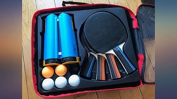 NIBIRU SPORT Professional Ping Pong Paddle Set with Retractable Net (Bracket review
