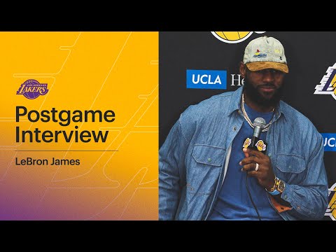 Lakers Postgame: LeBron James (10/24/21)