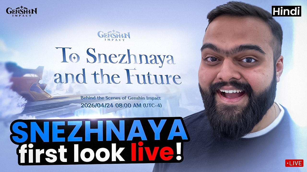 🔴We Are Going To SNEZHNAYA! - First Look Today @5:30pm | Genshin Impact India Live!