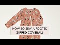 Jaykaiy Patterns // ZipFooted Coverall Sewing Tutorial