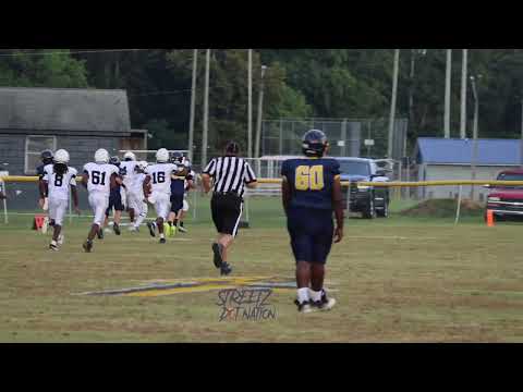 Pick 6! Jaylen Moore returns interception 80 yards for Touchdown vs Chocowinity Middle School!