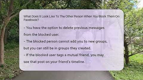 What Does It Look Like To The Other Person When You Block Them On Facebook? - Everyday-Networking