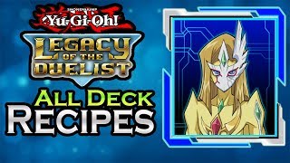 Yu-Gi-Oh! Legacy of the Duelist - All Mizar's Deck Recipes