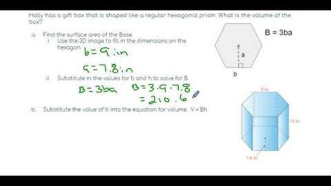 Volume of Regular Hexagonal Prism