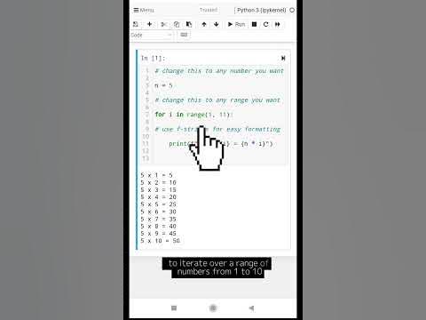 Exercise #13 | How to Print Multiplication Tables in Python | Easy ...