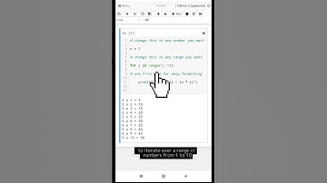 #13 Python FOR loop example: How to Print Multiplication Tables in Python | Python for Beginners