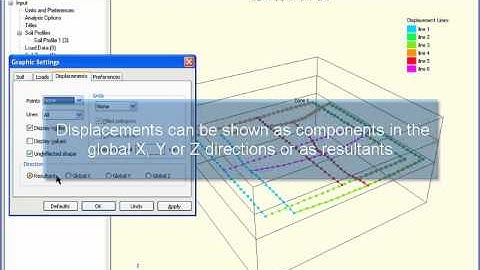 Oasys Pdisp - Viewing Displacement Data and Results (Vdisp 18.3)