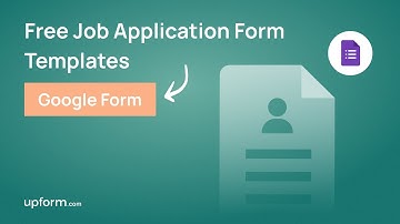 Free Job Application Form Templates | UpForm 2023