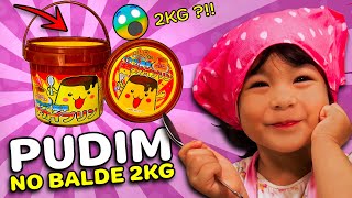 FIZEMOS 2KG DE PUDIM NO BALDE!! QUEM CONSEGUE COMER TUDO?!