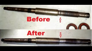 Shaft repair | with metal lathe , welding and Machining