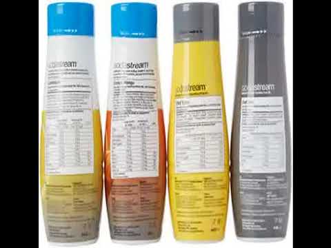 Sodastream Nutrition Chart