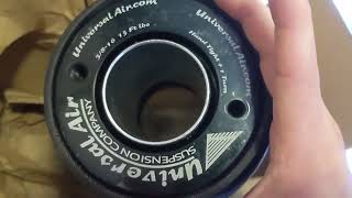 Universal Air Bags And Custom Shockworks Mounting Brackets - Unboxing