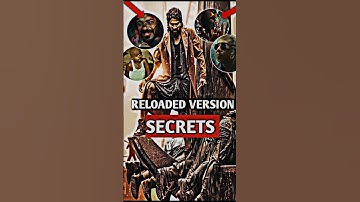 Hidden Secrets 😱 Reloaded version Pushpa 2 #shorts #shortvideo #pushpa2