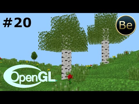 OpenGL - Урок 20 - Создаем деревья как в MineCraft.