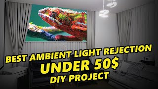 Best Ambient Light Rejection Projector Screen Under 50