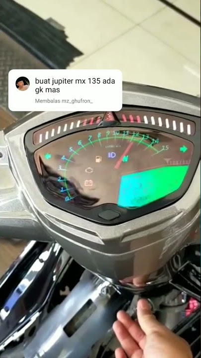 Re'post Jupiter MX 135 Rekomendasi speedometer digital  #motovlog #spidometer #shorts