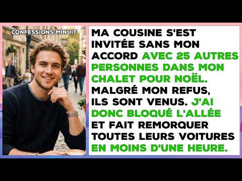 "On a tous voté — cette année, Thanksgiving se fera dans ton chalet", m'a envoyé mon cousin par...