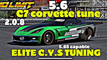 5.6 C7 Corvette Tune! No Limit 2. #nolimitdragracing2 #djsaucepark